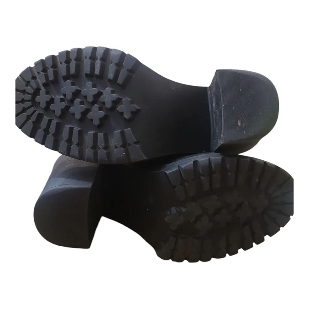 Torrid Heeled Ankle Boots with Sweater Trim Size 8WW (extra wide) - Picture 5 of 8